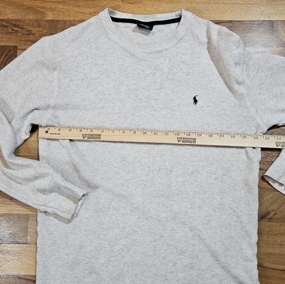 Polo Ralph Lauren Sleepwear XL  Long Sleeve Top White - Picture 4 of 6